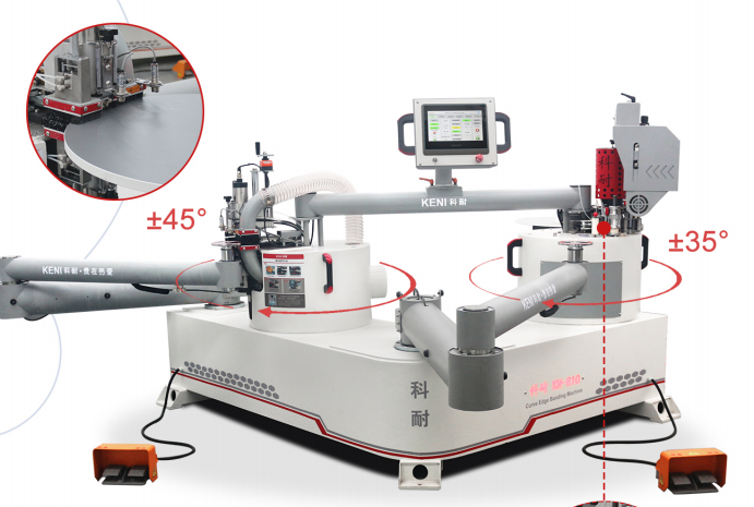 KN-810 Curve Sealing And Trimming Machine: Leading The New Trend of Edge Banding Technology