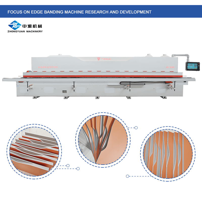 JC-500 20 Shapes Full Automatic Soft Forming Edge Banding Machine