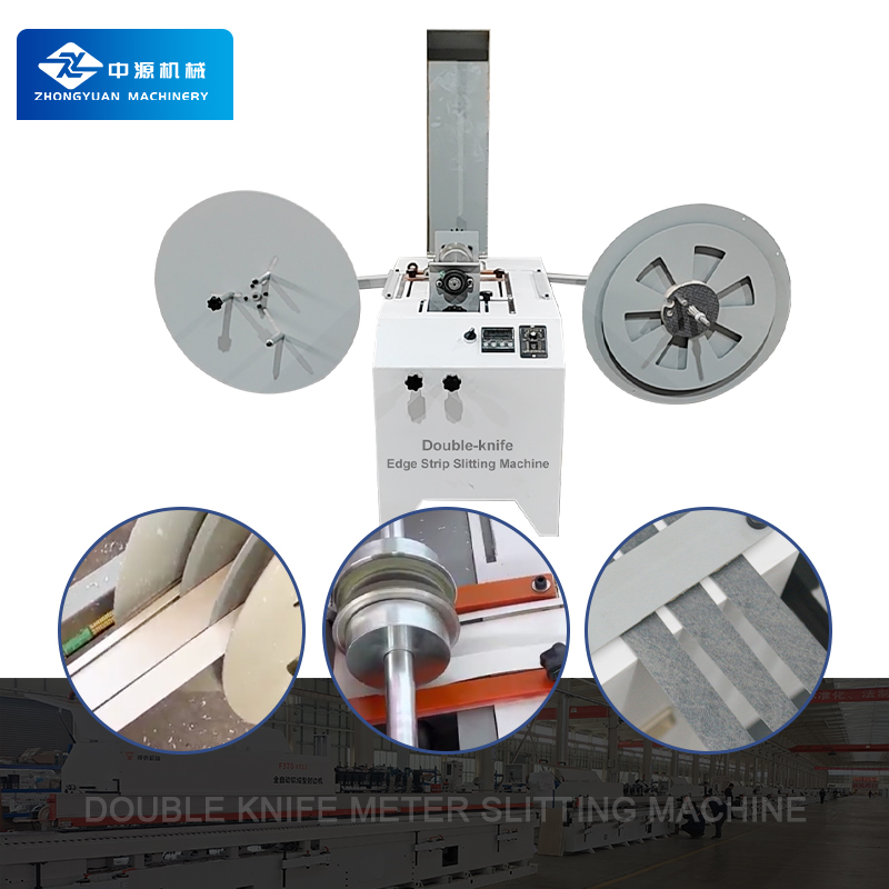 Edge Banding Slitting Small Machine Double Knife Edge Banding Tape Slitting Machine