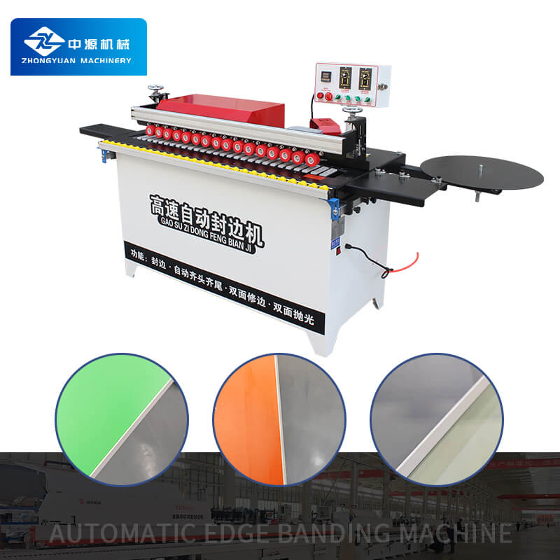 802 High Speed 5 Funtions Straight Edge Banding Trimmer Machine