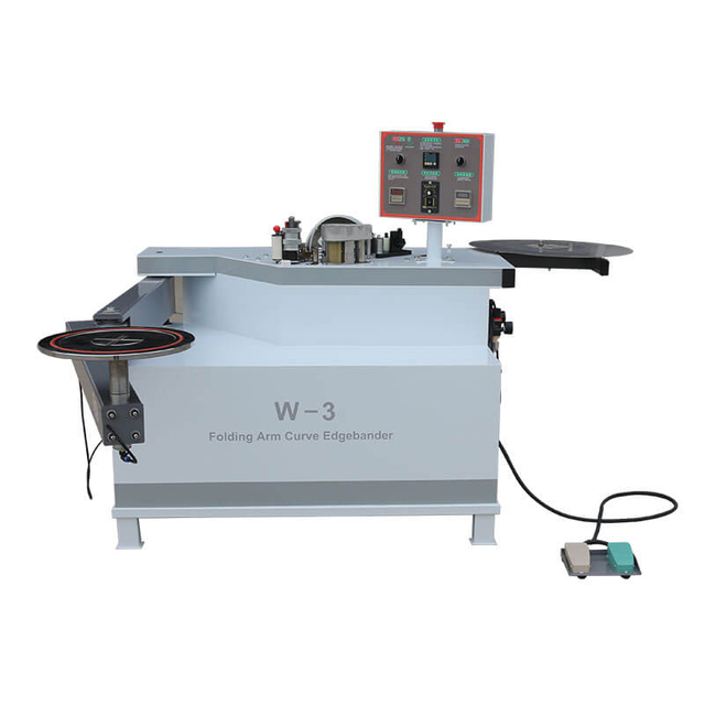 W1 W2 W3 Stacked Arm Manual Curve Edge Banding Machine