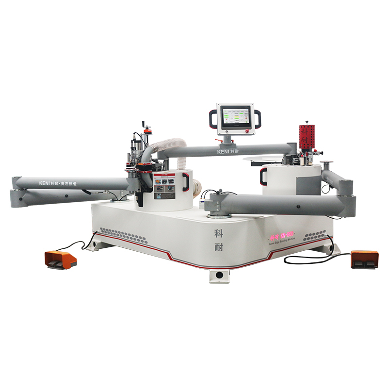 Double Stack Arm Curved Linear Edging Machine Curve Woodworking Edge Banding Machine With Trimming