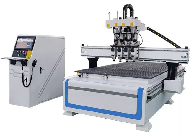 Image of a portable router table with adjustable fence, sturdy legs, and a mounted router, ideal for woodworking tasks.