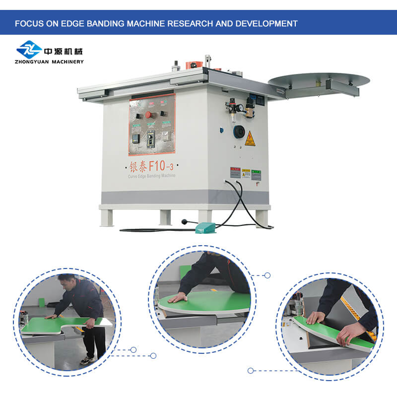 F10-3 High Quality Curve And Straight Line Edge Banding Machine