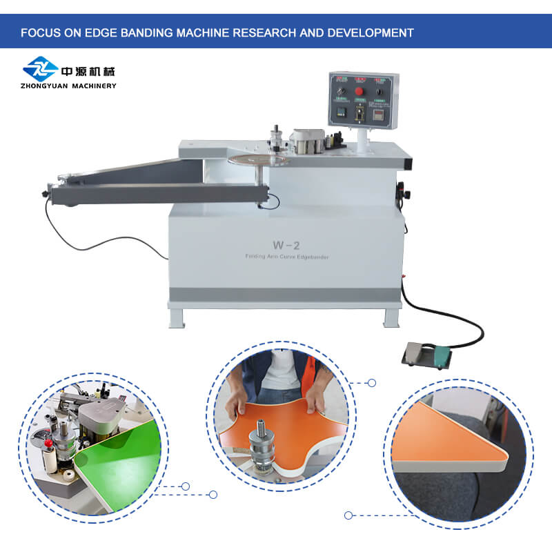 W1 W2 W3 Stacked Arm Manual Curve Edge Banding Machine