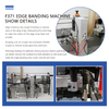F371 Half Pass J C Shapes Fully Automatic Soft Forming Edge Banding Machine