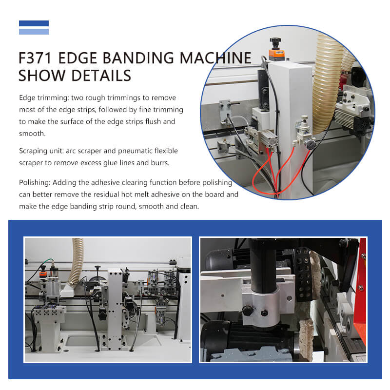 F371 Half Pass J C Shapes Fully Automatic Soft Forming Edge Banding Machine