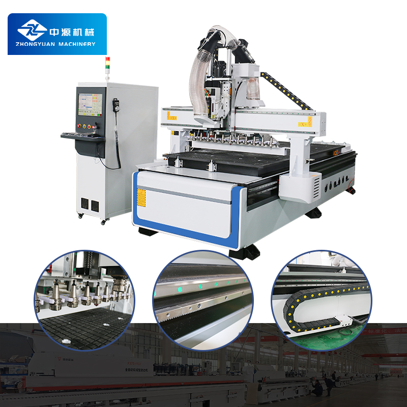 1325 ATC CNC Wood Router Machine with Disc Tool Changer