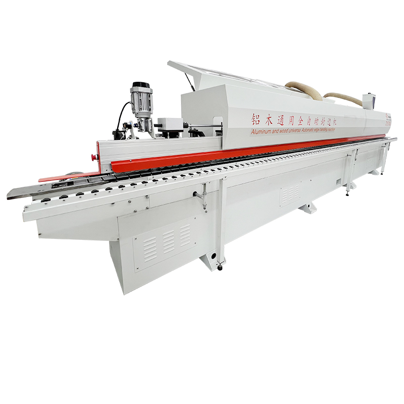 570L Automatic Aluminum And Wood Universal Straight Line Edge Banding Machine