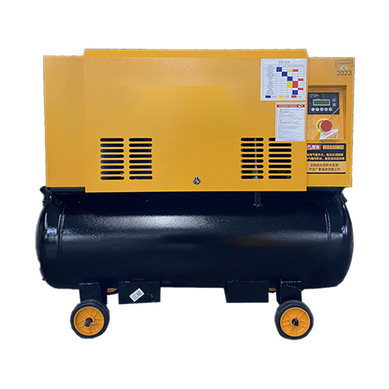 Mobile Screw Air Compressor 7.5KW Frequency Conversion General Industrial All in One Compressor Air-compressors