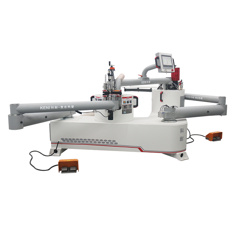 Double Stack Arm Curved Linear Edging Machine Curve Woodworking Edge Banding Machine With Trimming