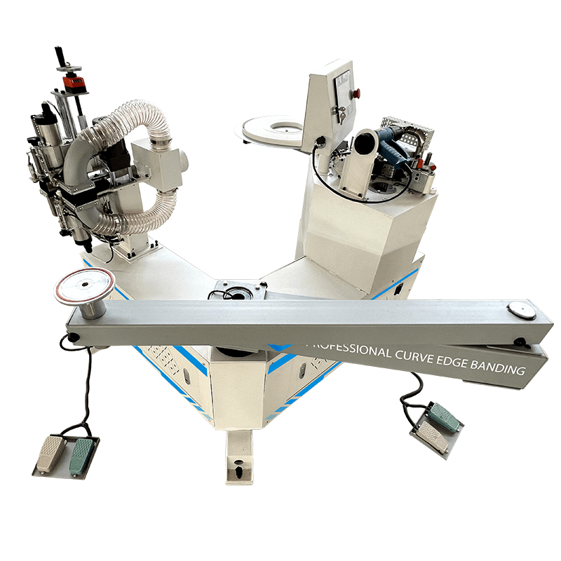 Woodworking Edge Banding And Trimming All-in-one Machine for Furniture Manufacturing