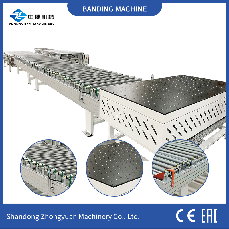 Return Line Roller Drum Conveyor Transfer System Panel Furniture Processing Line For Furniture And Door Factory