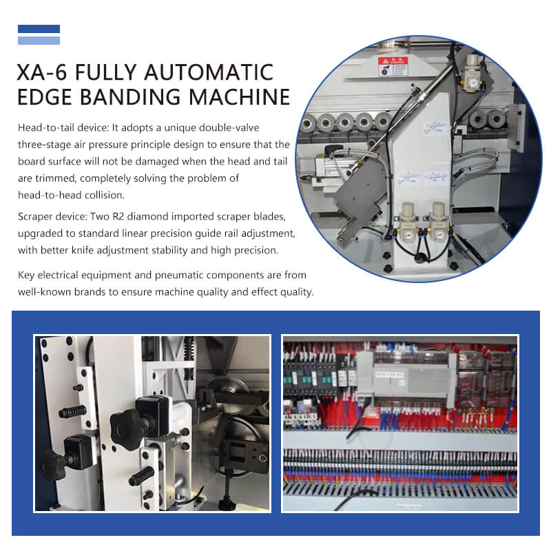 Multi-functional Woodworking Fully Automatic Edge Banding Machine